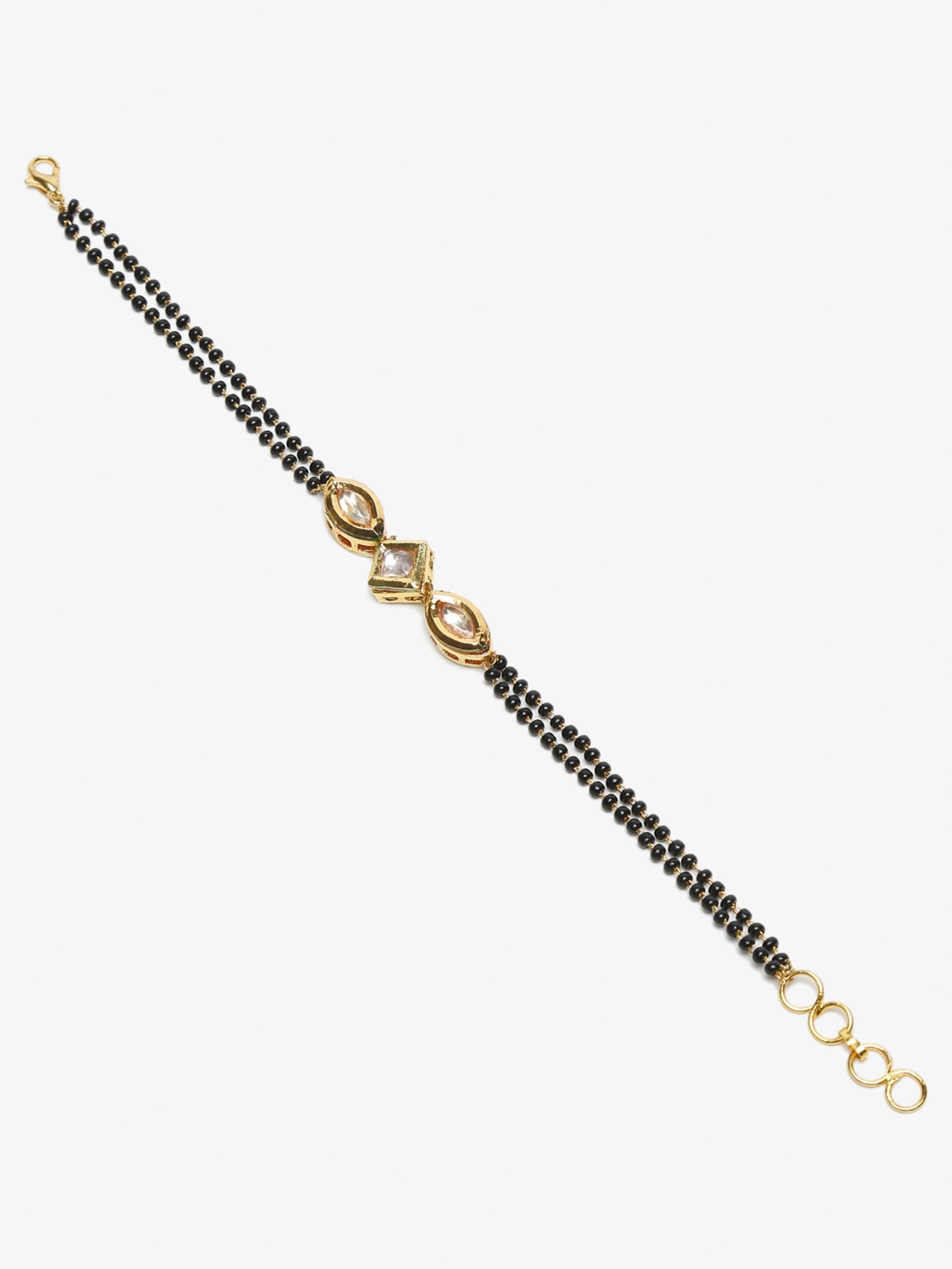 Mangalsutra Bracelet Designs | Bridal Accessories | Mangalsutra Designs | Mangalsutra  bracelet, Gold bracelet simple, Black beaded bracelets