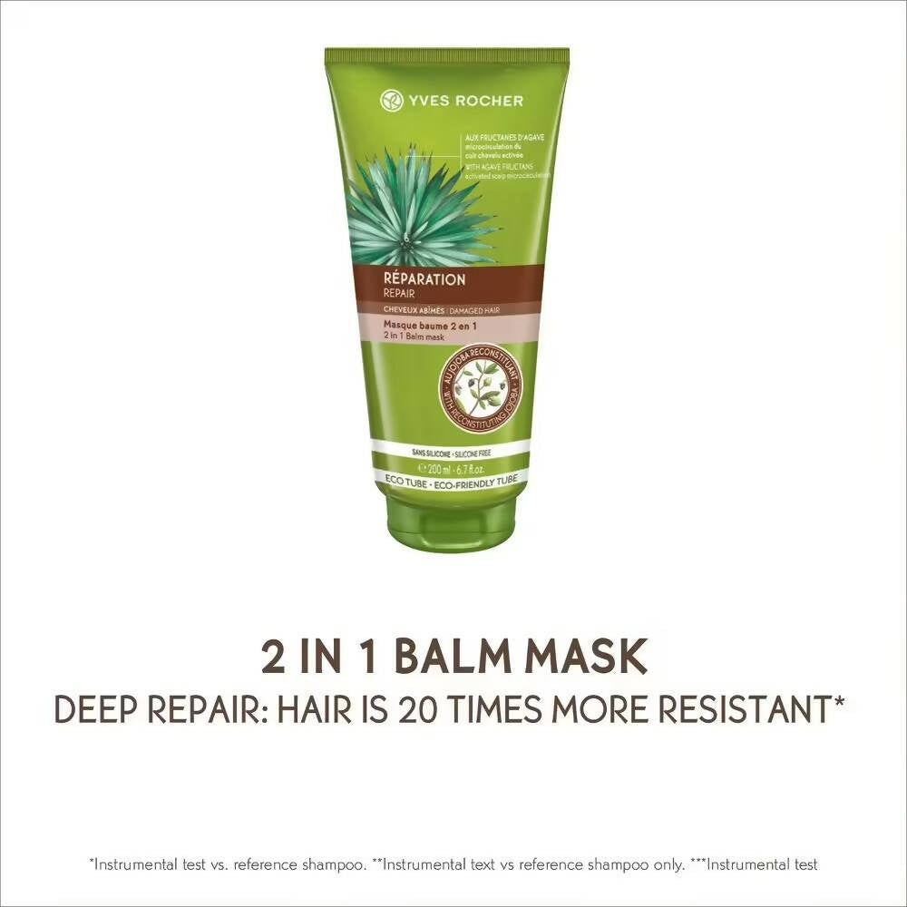 Yves Rocher Repair 2 In 1 Balm Hair Mask - Distacart