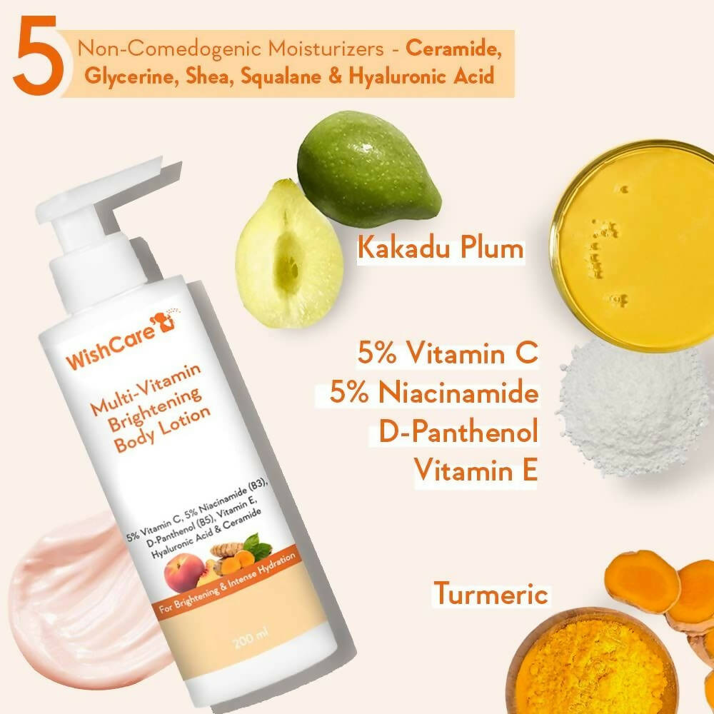 Wishcare Multi-Vitamin Brightening Body Lotion - Distacart