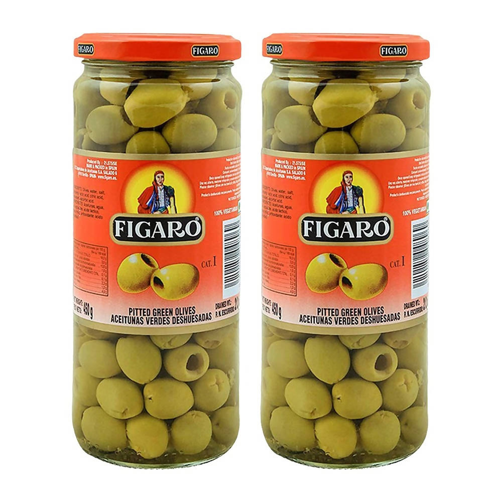 Figaro Pitted Green Olives