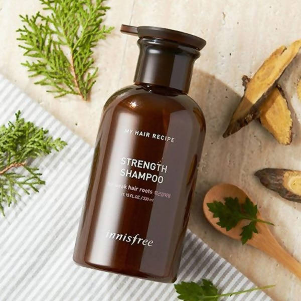Innisfree My Hair Recipe Strength Shampoo for Hair Roots Care uses
