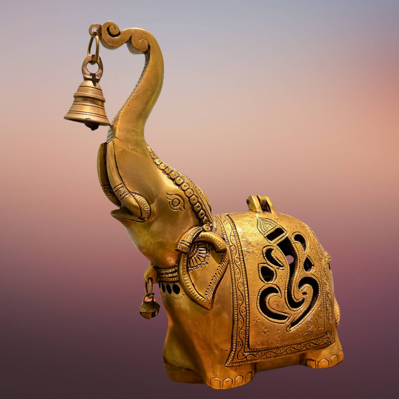 Brass Elephant Lamp - Distacart