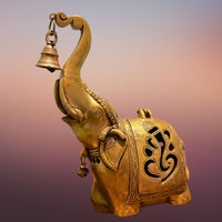 Thumbnail for Brass Elephant Lamp - Distacart