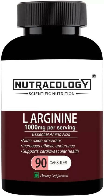 Nutracology L Arginine 1000mg Nitric Oxider Booster For Muscle Gain &amp; Strength Capsules - Distacart