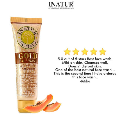 Inatur Gold Face Wash