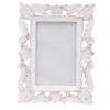 Adan's Homes PF01 Decorative Handcrafted Wooden Photo Frame (White) - Distacart