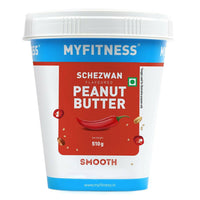 Thumbnail for Myfitness Schezwan High Protein Spread & Dip Spicy Smooth Peanut Butter - Distacart