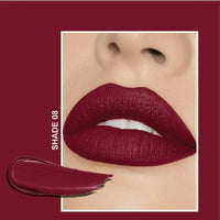 Thumbnail for Flicka Tomato Maroon Matte Finish Lipstick Shade 08 - Distacart