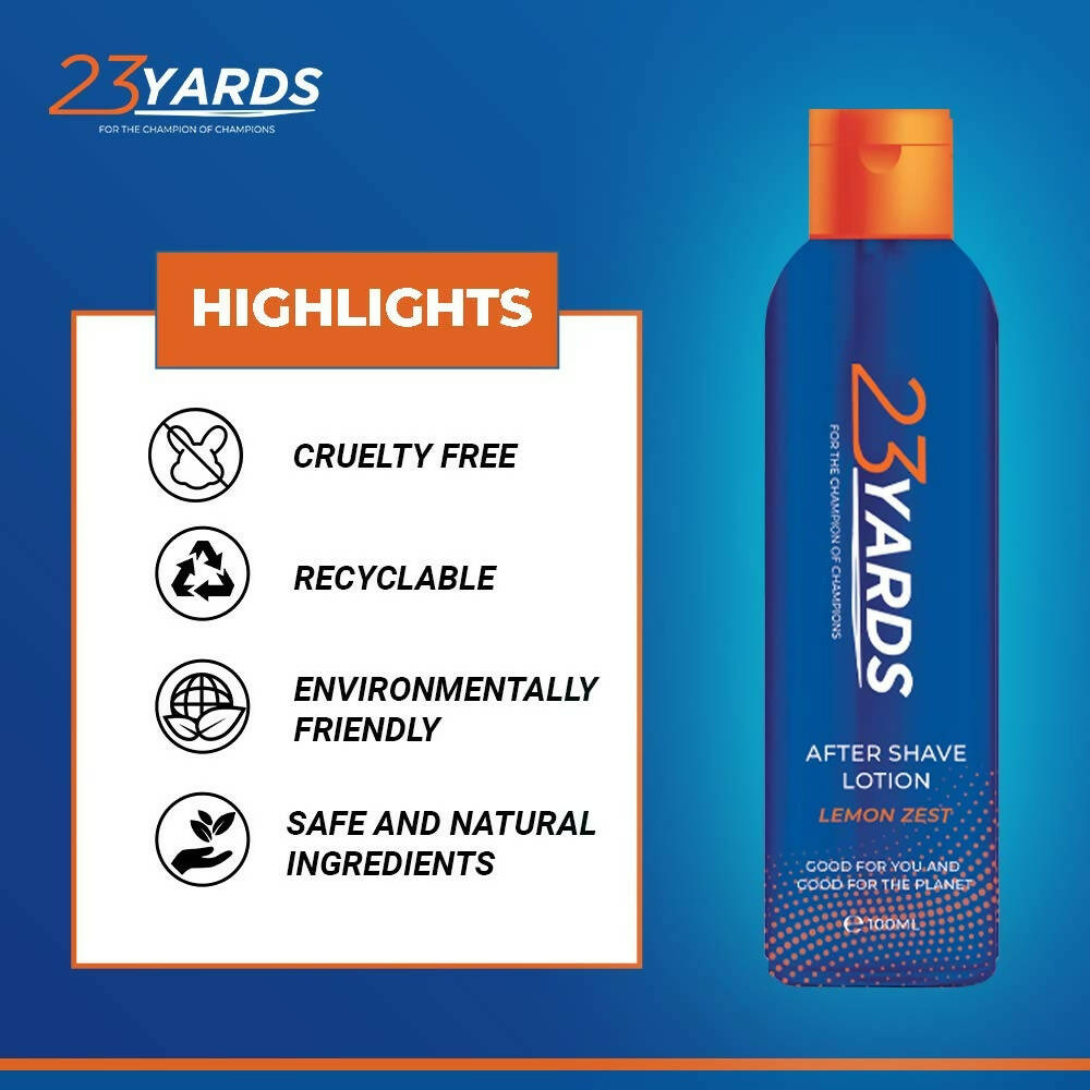 23 Yards After Shave Lotion for Men - Distacart