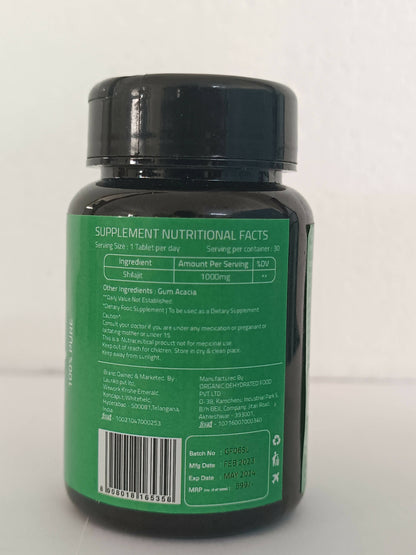 Laurik Himalayan Sj 1000Mg Tablets| Sj Tablets Boosts Stamina, Strength And Support Vitality - Distacart