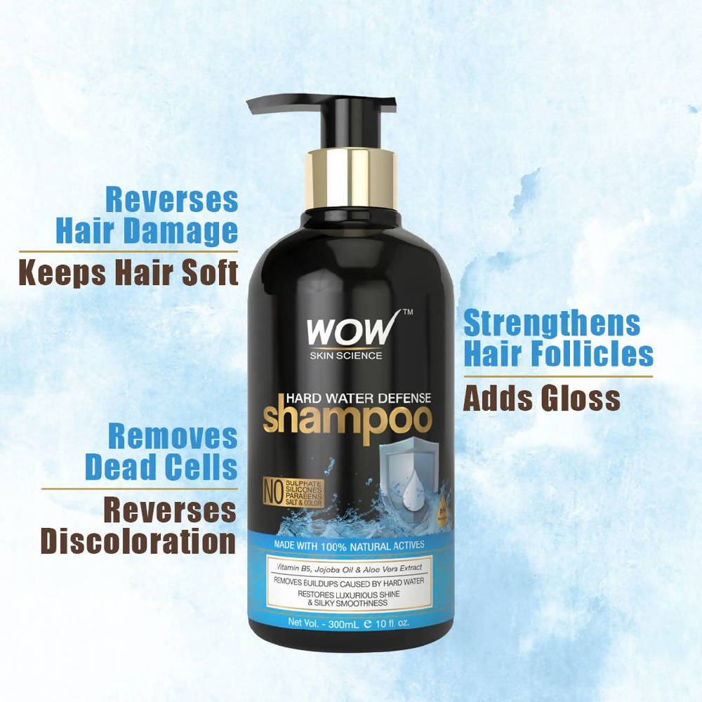Wow Skin Science Hard Water Defense Shampoo - Distacart