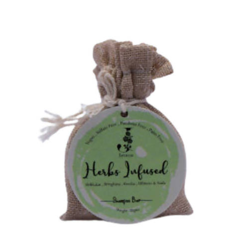 Jeveos Handmade Herbs Infused Shampoo Bar - Distacart