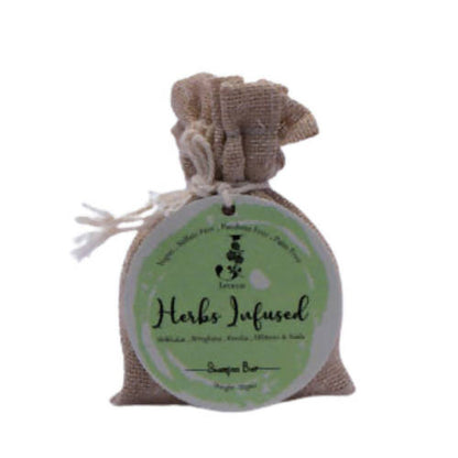 Jeveos Handmade Herbs Infused Shampoo Bar - Distacart