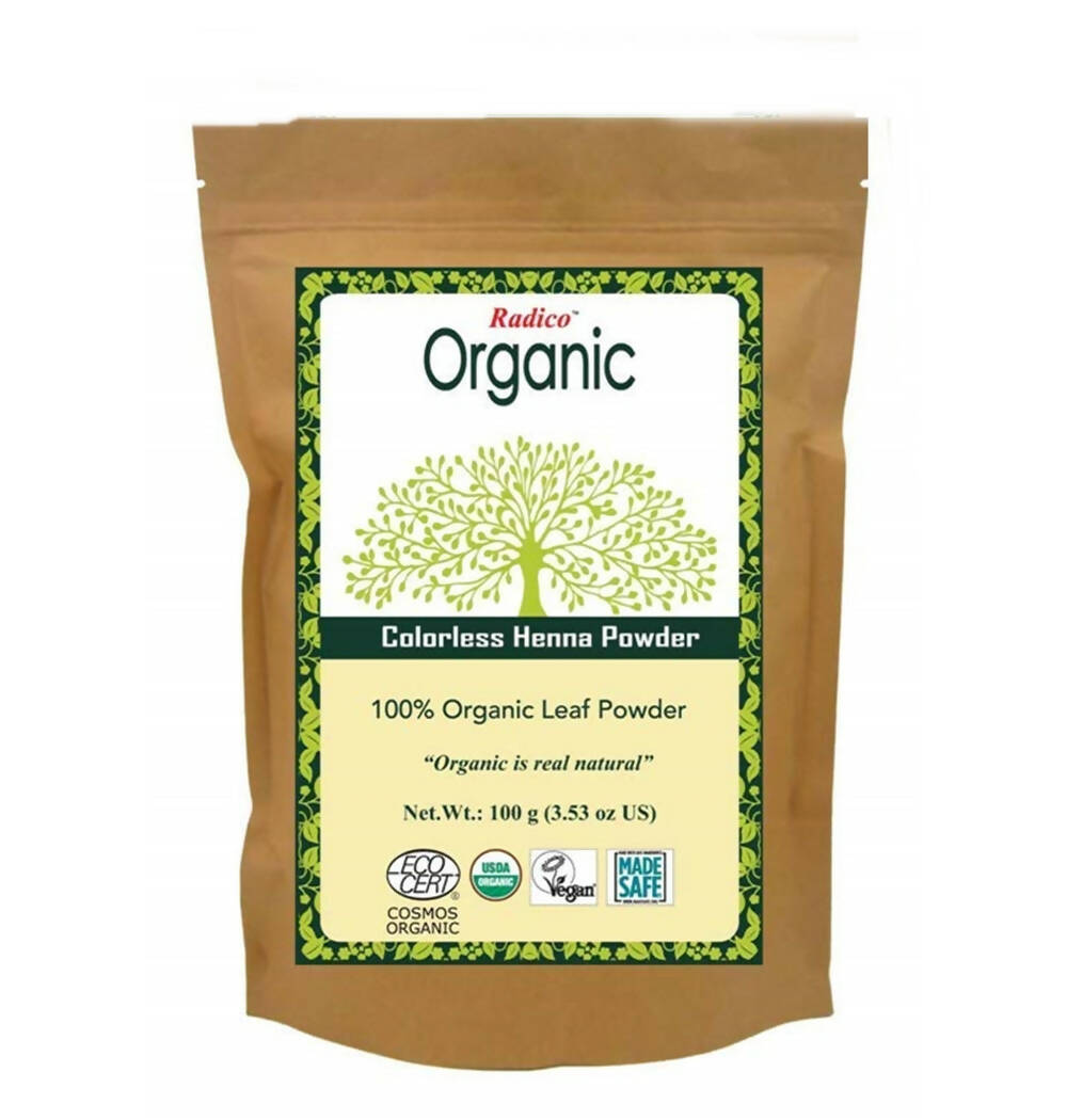 Radico Organic Colorless Henna Powder - Distacart