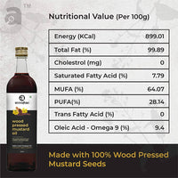 Thumbnail for Anveshan Wood Pressed Black Mustard Oil