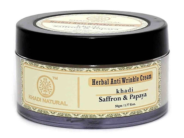 Khadi Natural Saffron & Papaya Anti Wrinkle Cream