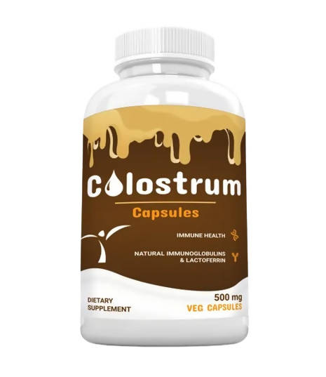 Ramini Bio Nutrition Colostrum 500mg Veg Capsules - Distacart