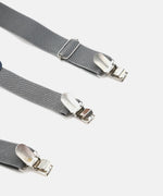 Thumbnail for Manet Boys Solid Suspenders - Grey - Distacart