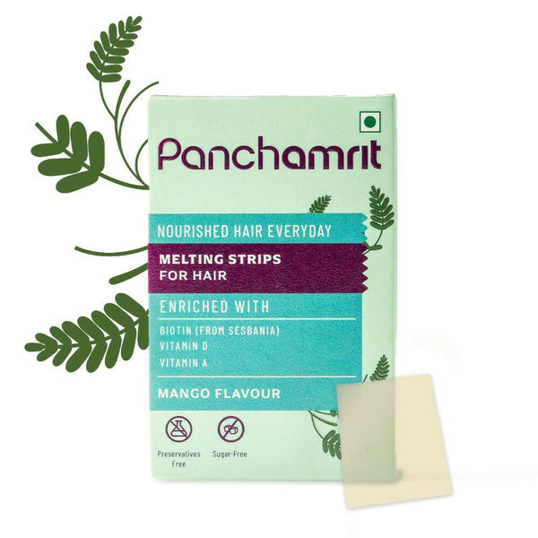 Panchamrit Melting Strips for Hair-Mango Flavor - Distacart