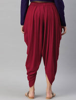 Thumbnail for Women’s Maroon Dhoti Pant CH08D