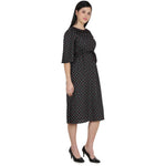 Thumbnail for Kanoor Women's Black Forck style Collar neck kurti