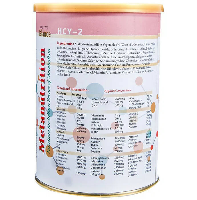 Pristine Balance Metanutrition HCY-2 - Distacart