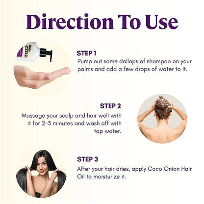 Little Extra Coco Onion Natural Shampoo - Distacart