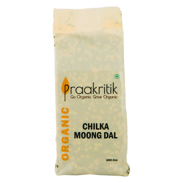 Praakritik Organic Chilka Hara Moong - Distacart