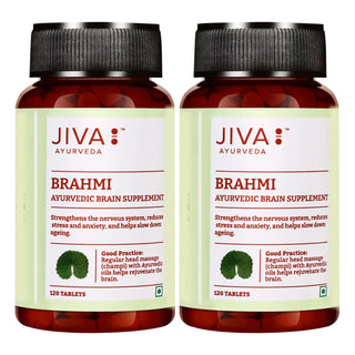 Jiva Ayurveda Brahmi Tablets - Distacart