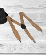 Thumbnail for Manet Boys Solid Suspenders - Beige - Distacart