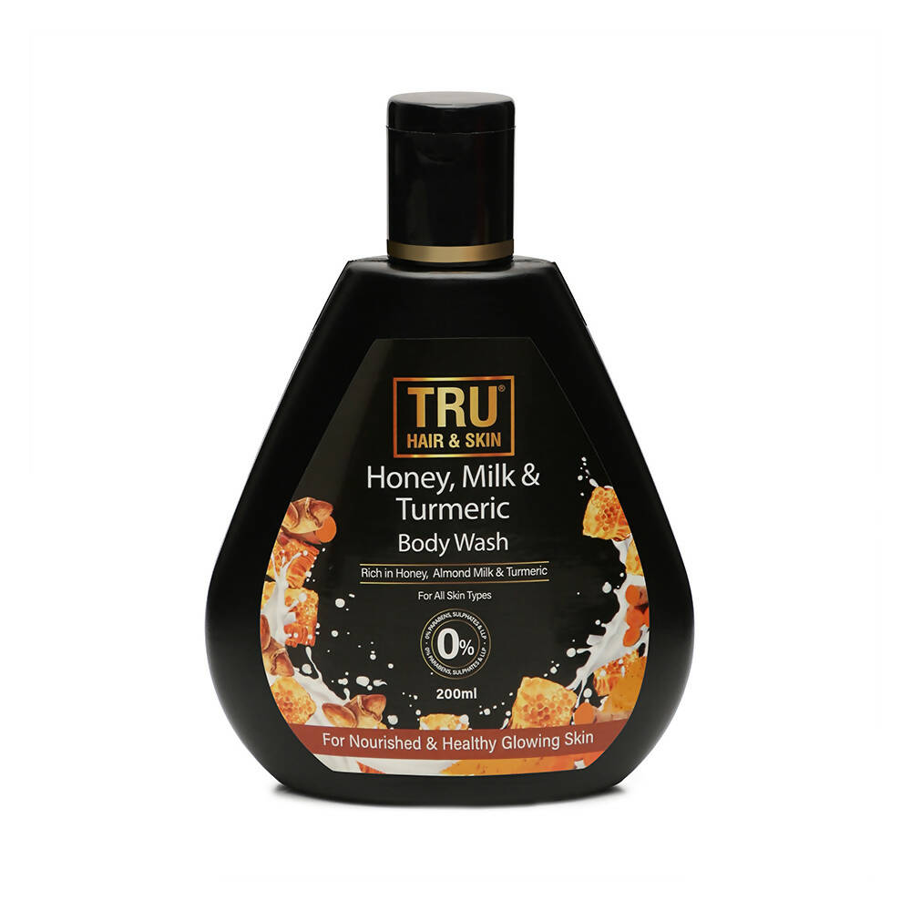 Tru Hair & Skin Honey, Milk & Turmeric Body Wash - Distacart