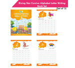 Thumbnail for Rising Star Cursive Alphabet Capital & Small Letter Writing Practice Books Set For Kids| Set of 3| Ages 3-7 Years - Distacart
