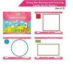 Thumbnail for Rising Star Kids Learning Drawing, Colouring & Art Activity Book for Nursery Set of 2| Learn To Colour| Paper Folding Activity Book| Ages 3-4 Years - Distacart