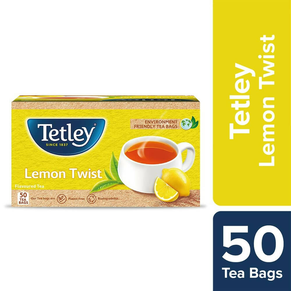Tetley Lemon Flavoured Tea Bags - Distacart