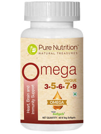 Thumbnail for Pure Nutrition Omega Unique 3-5-6-7-9 Softgels