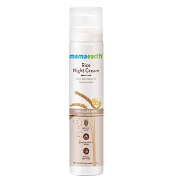Mamaearth Rice Night Cream With Rice Water & Niacinamide - Distacart