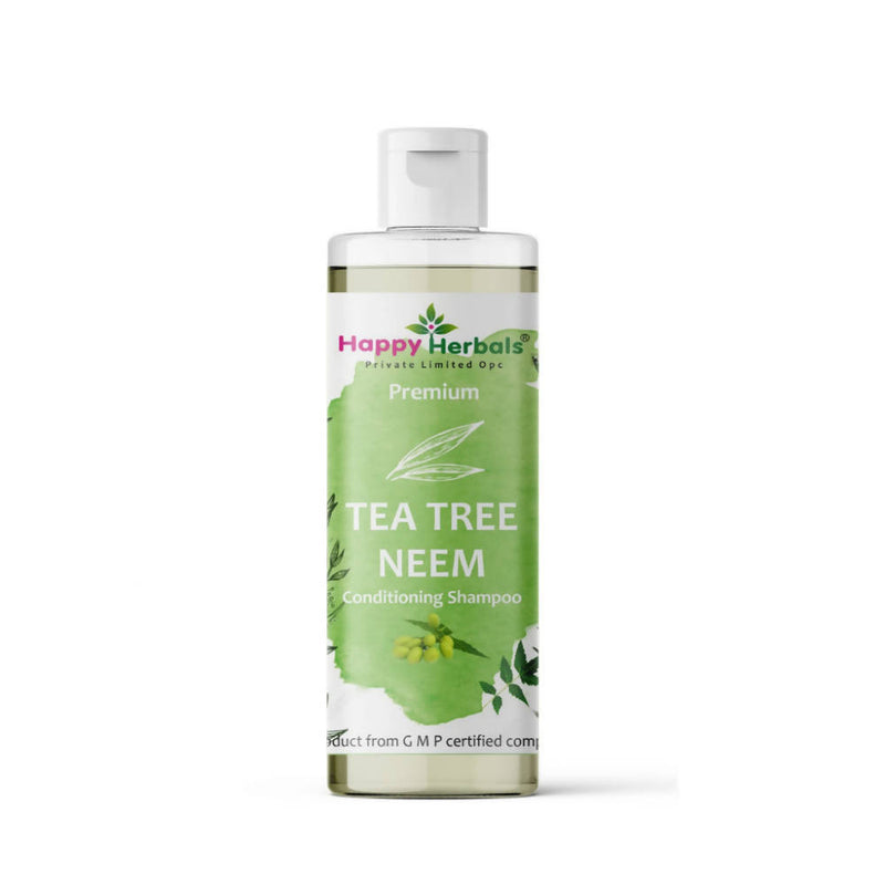Happy Herbals Tea Tree Neem Conditioning Shampoo - Distacart