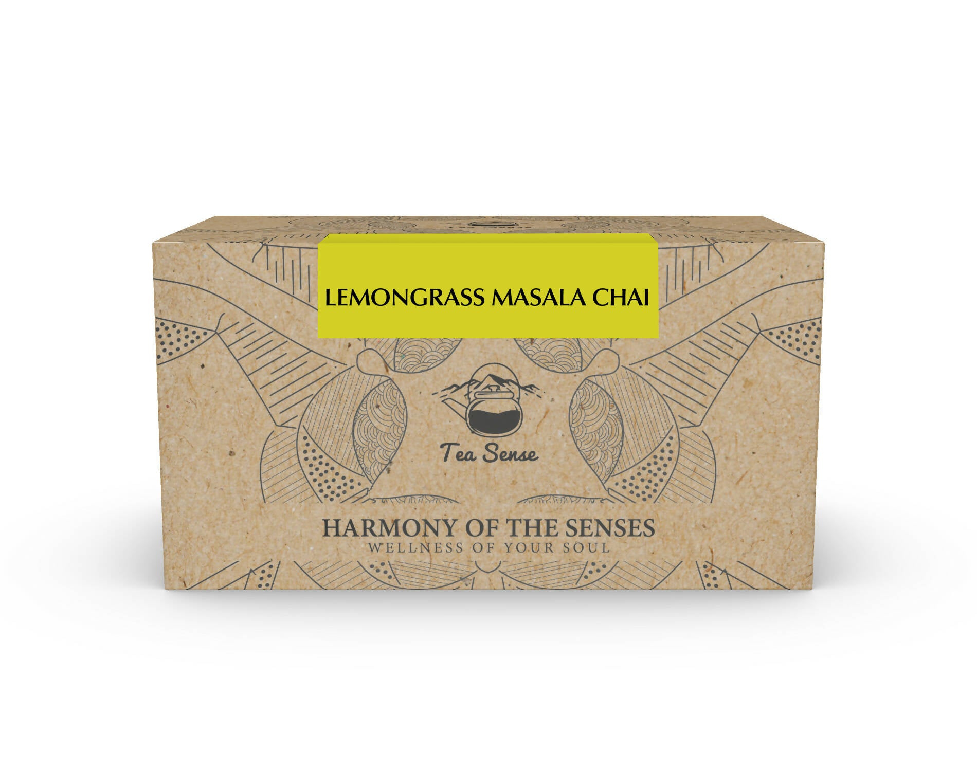 Tea Sense Lemongrass Masala Chai Bags Box - Distacart