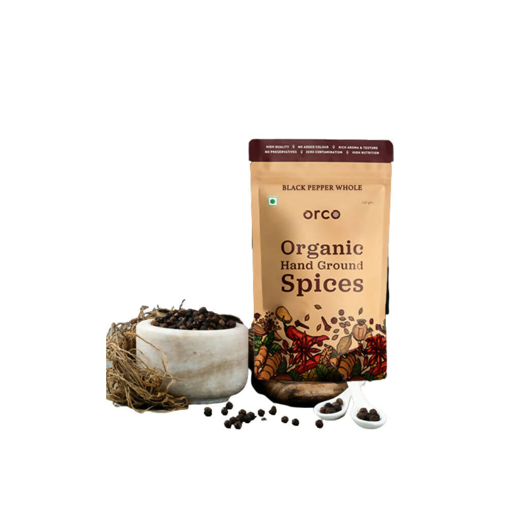 Orco Organic Black Pepper Whole - Distacart