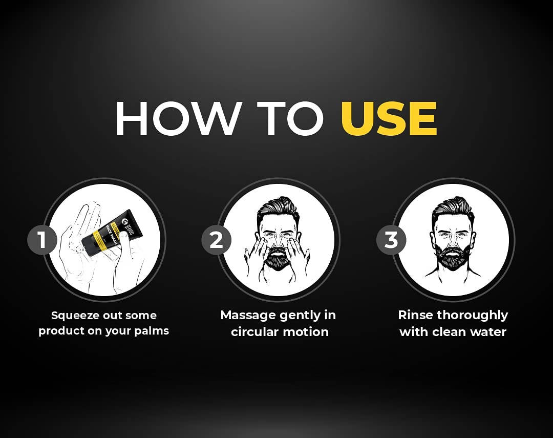 Beardo Ultraglow Face Wash & De-Tan Peel Off Mask Combo - Distacart