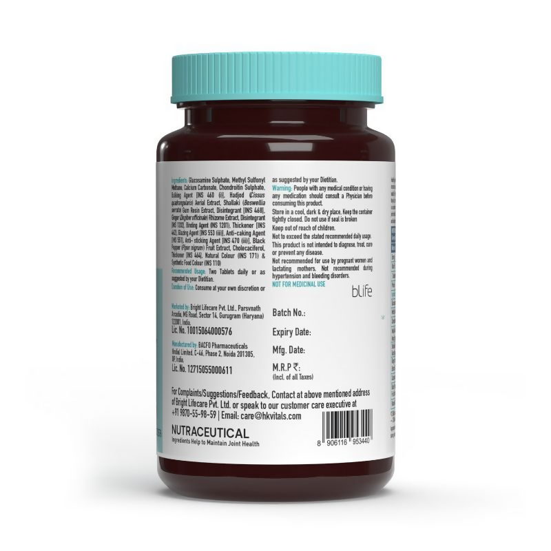 HK Vitals Healthy Joints Tablets - Distacart