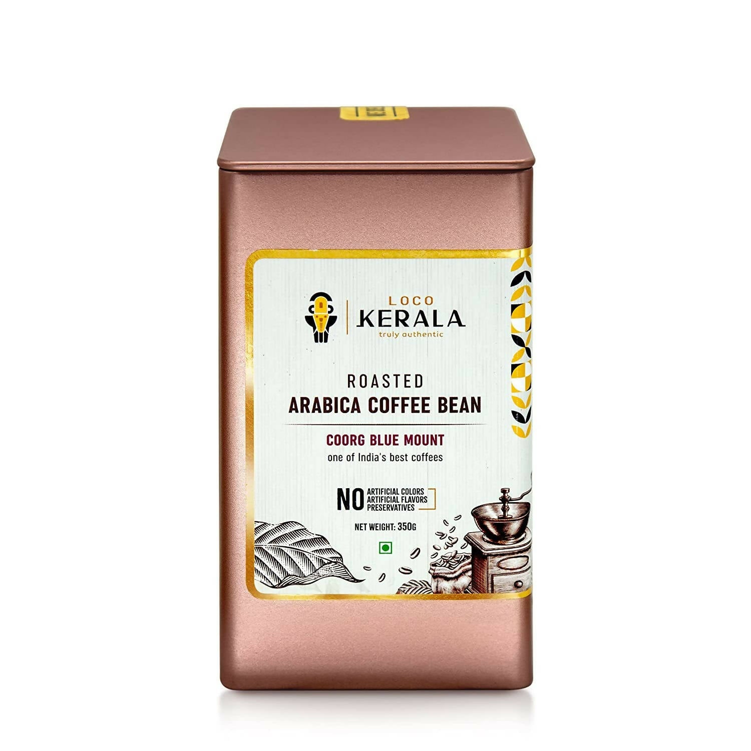 LocoKerala Coorg Blue Mount Roasted Arabica Coffee Bean - Distacart