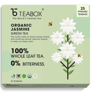 Teabox Organic Jasmine Green Tea Bags