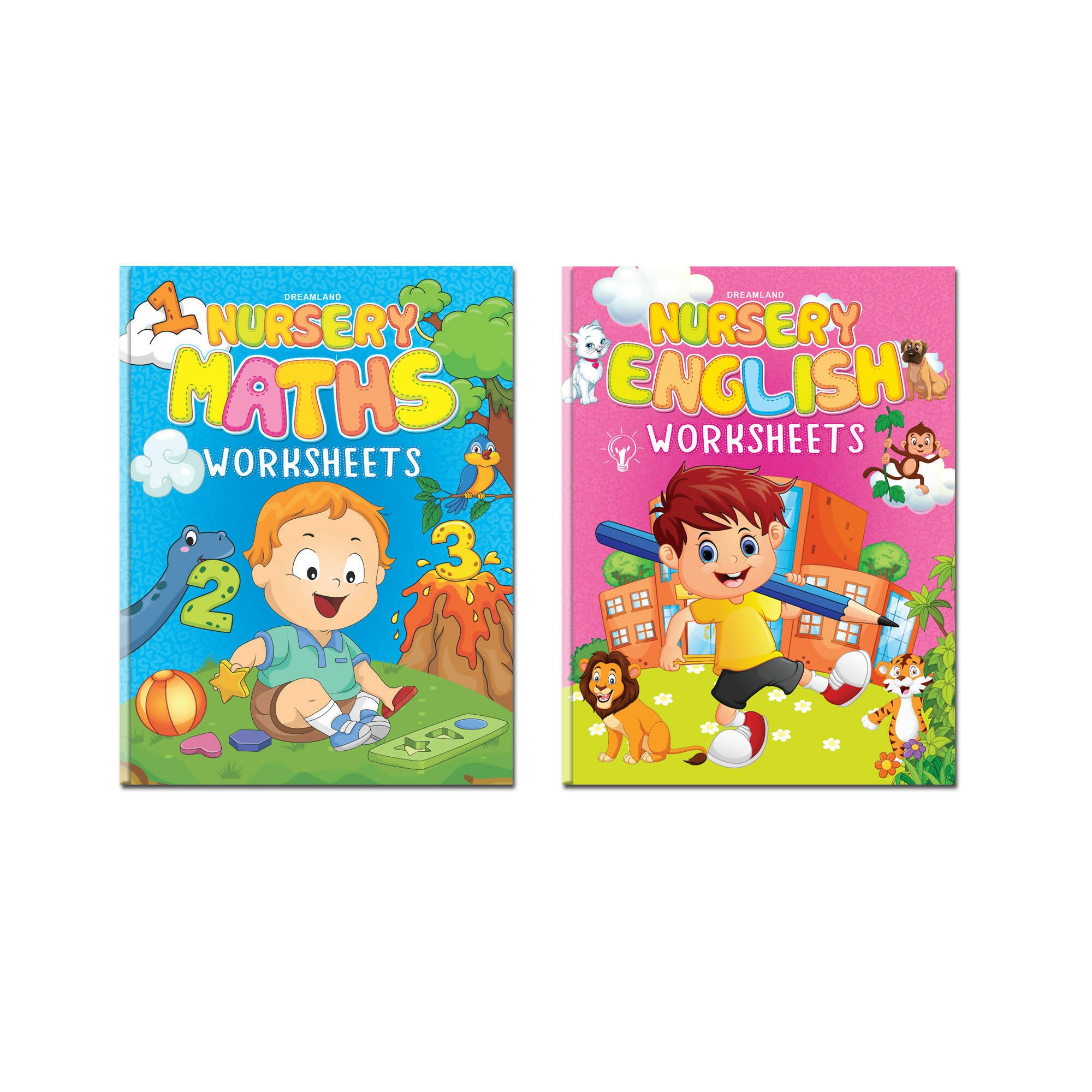 Dreamland Nursery Worksheets (A set of 2 Books) - Distacart