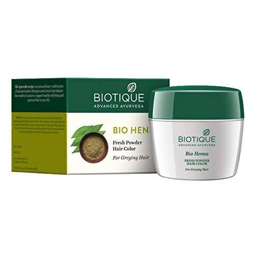 Biotique Advanced Ayurveda Bio Henna Fresh Powder Hair Color - Distacart