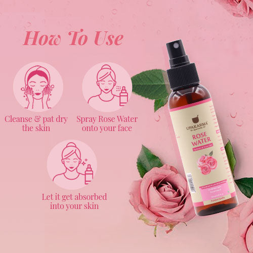 Upakarma Ayurveda Rose Water - Distacart