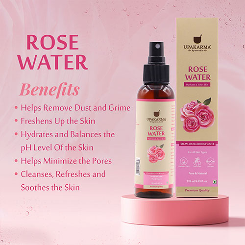 Upakarma Ayurveda Rose Water - Distacart