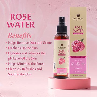 Upakarma Ayurveda Rose Water - Distacart