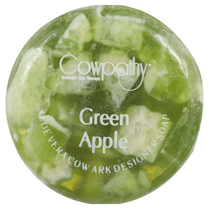 Cowpathy Green Apple Aloe Vera Ark Designer Soap (100 Gm) - Distacart