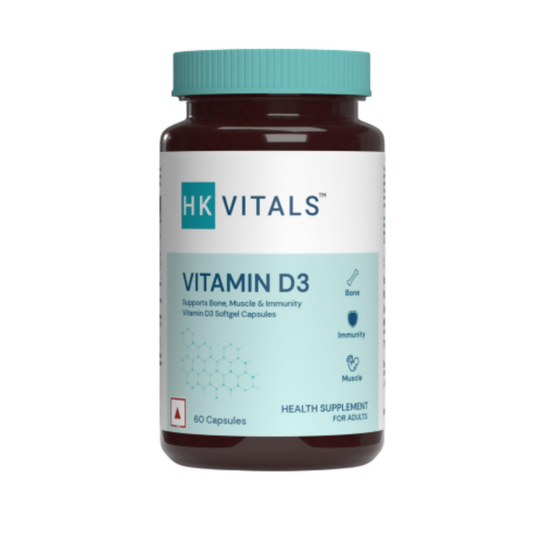 HK Vitals Vitamin D3 Capsules - Distacart